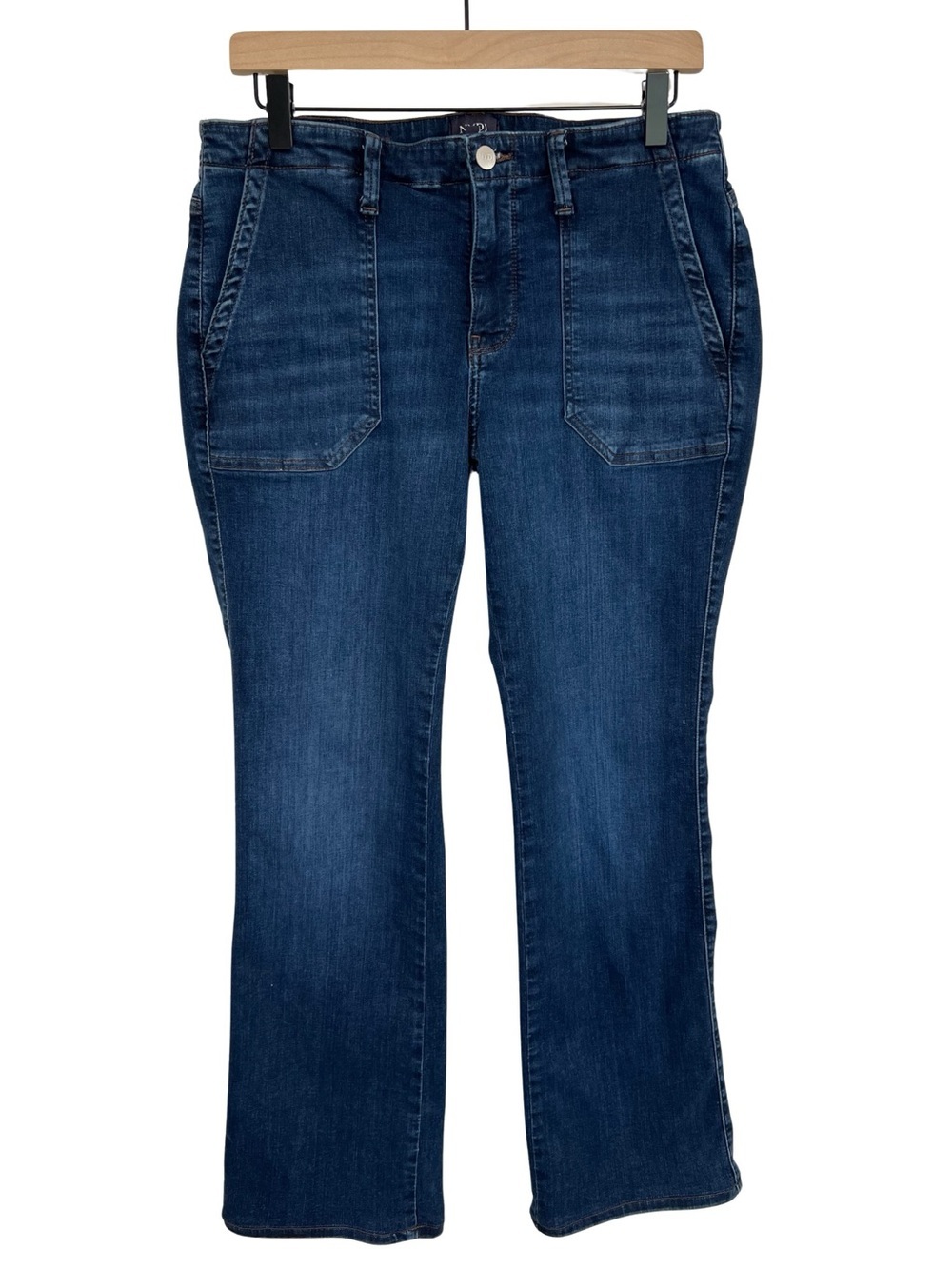 NYDJ Jeans Womens Size 8 Barbara Bootcut Lift Tuck Stretch Denim